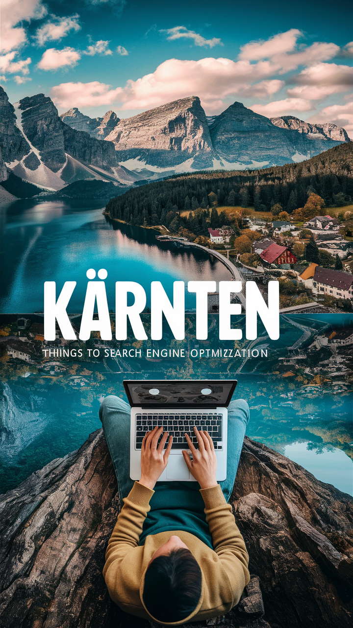 Person arbeitet auf einem Laptop an einem sonnigen Aussichtspunkt über dem Pragser Wildsee mit Blick auf die Kärntner Berge.