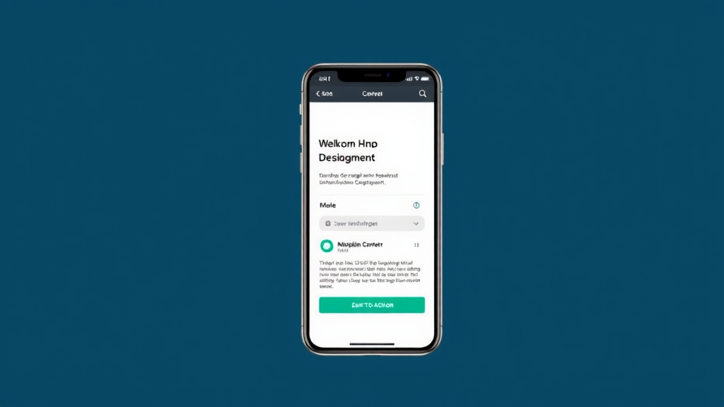 Mobile Landingpage mit responsivem Design, schnellen Ladezeiten und klaren Call-to-Action-Buttons, optimal für Nutzererfahrung und Google Ads Erfolg.