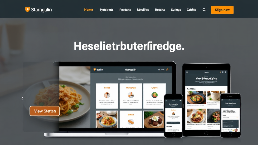 Screenshot einer benutzerfreundlichen Website mit klarer Navigation, strukturierter Menüführung und responsivem Design auf verschiedenen Geräten.