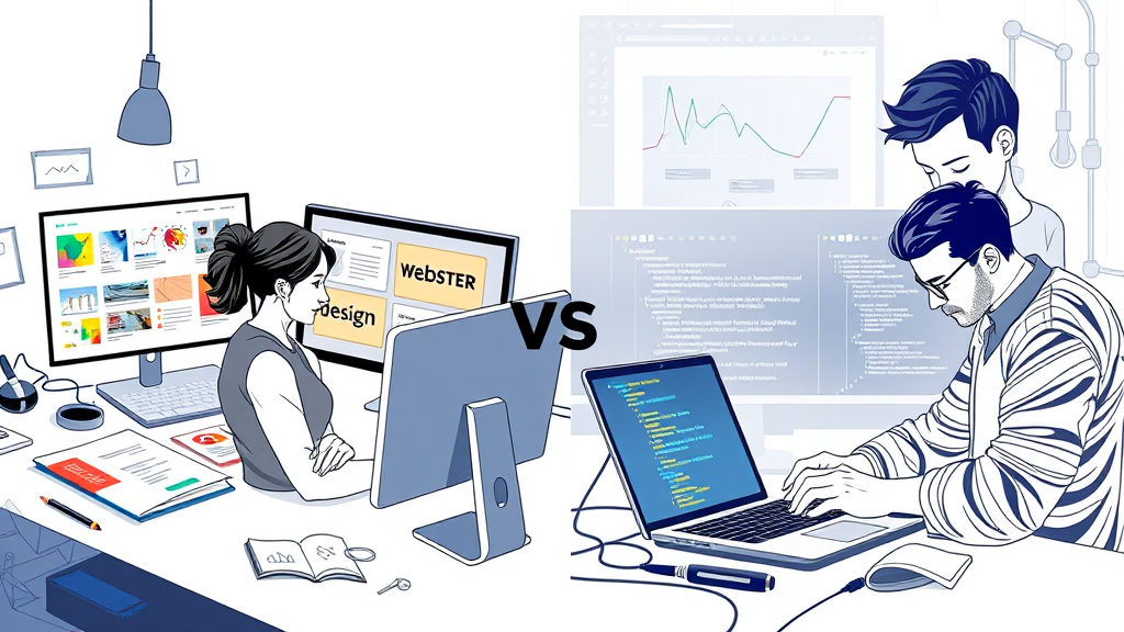 Unterschied zwischen Webdesign und Webentwicklung erklärt